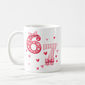 Six Seven Cute Valentine Mug Kaffeetasse