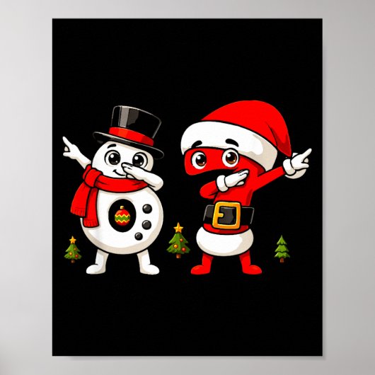 Six Seven Dabbing Cool Meme 67 Funny Dab Number  Poster (Vorne)