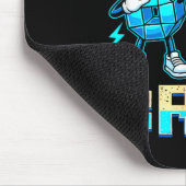 Six Seven Dabbing Cool Meme Bruh 67 Funny Dab Numb Mousepad (Ecke)