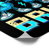 Six Seven Dabbing Cool Meme Bruh 67 Funny Dab Numb Poster (Ecke)