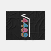 Six Seven Eis Drip Cool Meme 67 Lustig Quadrat Fleecedecke (Vorderseite (Horizontal))
