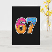 Six Seven Eis Drip Gen Alpha Slang 6 7 Trend Karte (Gelbe Blume)