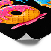 Six Seven Eis Drip Gen Alpha Slang 6 7 Trend Poster (Ecke)
