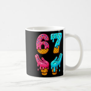 Six Seven Eis Drip Meme 67 Lustig Gen Alpha S Kaffeetasse
