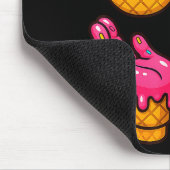 Six Seven Eis-Drip-Meme 67 Lustiges Gen Alpha S Mousepad (Ecke)