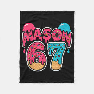 Six Seven Eis Drip Sport 67 Lustig Mason Meme Fleecedecke