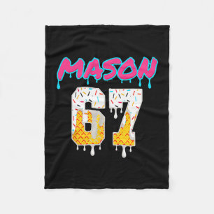 Six Seven Eis Drip Sport 67 Lustig Mason Meme  Fleecedecke