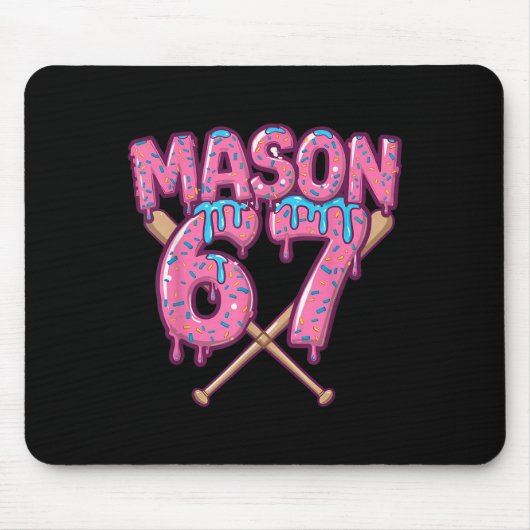 Six Seven Eis Drip Sport 67 Lustig Mason Meme _ Mousepad (Vorne)
