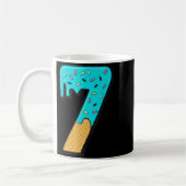 Six Seven Eiscreme 67 Lustig Mason Meme Einfaches Kaffeetasse (Links)