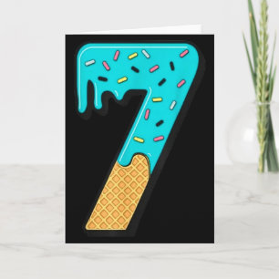 Six Seven Eiscreme 67 Lustig Mason Meme Einfaches Karte