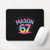 Six Seven Eiscreme-Drip-Sport 67 Lustig Mason Meme Mousepad (Mit Mouse)