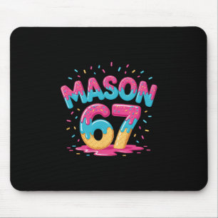 Six Seven Eiscreme-Drip-Sport 67 Lustig Mason Meme Mousepad
