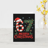 Six Seven Funny 6 7 Meme Christmas Karte (Gelbe Blume)