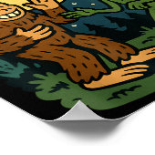 Six Seven Funny Bigfoot And Alien 67 Viral Meme Sa Poster (Ecke)