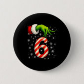 Six Seven Funny Christmas Couple Matching Meme Button (Vorderseite)