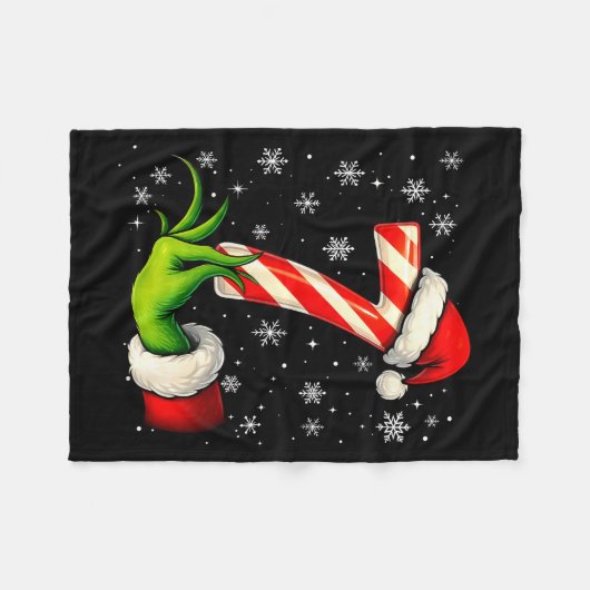 Six Seven Funny Christmas Couple Matching Meme  Fleecedecke (Vorderseite (Horizontal))