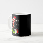 Six Seven Funny Christmas Couple Matching Meme Kaffeetasse (Vorderseite Links)