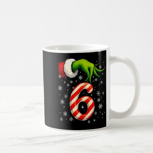 Six Seven Funny Christmas Couple Matching Meme Kaffeetasse (Rechts)