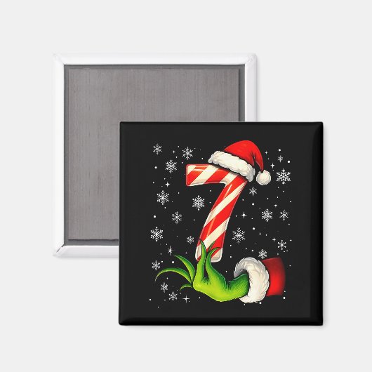 Six Seven Funny Christmas Couple Matching Meme  Magnet (Vorderseite/Rückseite)