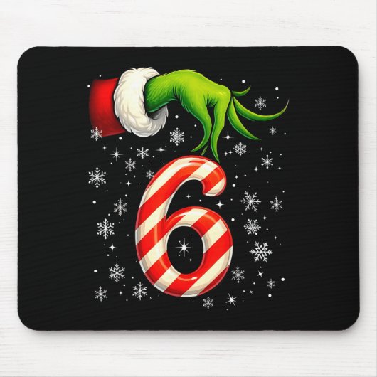 Six Seven Funny Christmas Couple Matching Meme  Mousepad (Vorne)