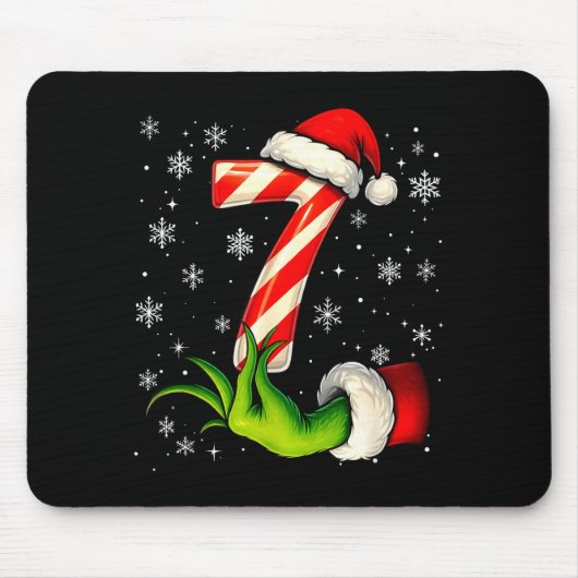 Six Seven Funny Christmas Couple Matching Meme Mousepad (Vorne)