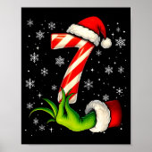 Six Seven Funny Christmas Couple Matching Meme  Poster (Vorne)