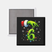 Six Seven Funny Christmas Meme Couple Matching  Magnet (Vorderseite/Rückseite)