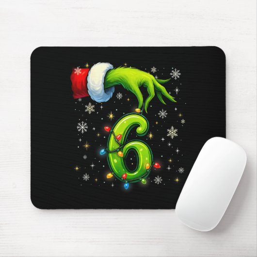 Six Seven Funny Christmas Meme Couple Matching Mousepad (Mit Mouse)