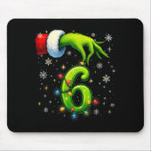 Six Seven Funny Christmas Meme Couple Matching Mousepad (Vorne)