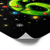 Six Seven Funny Christmas Meme Couple Matching Poster (Ecke)