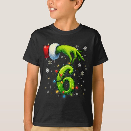 Six Seven Funny Christmas Meme Couple Matching  T-Shirt (Vorderseite)