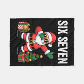 Six Seven Funny Santa Christmas 67 Meme Fleecedecke (Vorderseite (Horizontal))