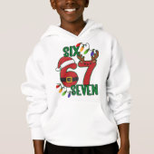 Six Seven Funny Trending Christmas Hoodie (Vorderseite)