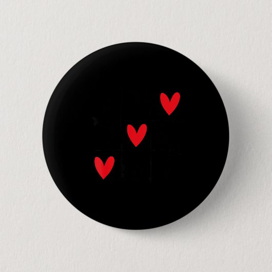 Six Seven Gamer 67 Valentines Day 6 7 Funny Button (Vorderseite)