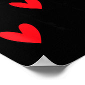 Six Seven Gamer 67 Valentines Day 6 7 Funny Poster (Ecke)