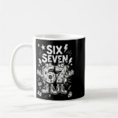 Six Seven Gen Alpha Brain Rot Meme Funny Viral Tre Kaffeetasse (Links)