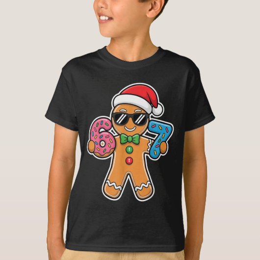 Six Seven Gingerbread 67 Funny Christmas Boys Kids T-Shirt (Vorderseite)