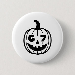 Six Seven Halloween-Kostüm für Schüler Lehrer  Button