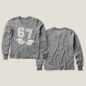  Six Seven hand gesture Viral Internet Meme (Design Vorder- & Rückseite)