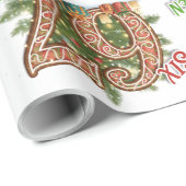 Six Seven Holiday, Grün & Rot Geschenkpapier (Rolleneckpunkt)