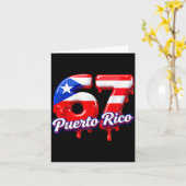 Six Seven Ice Cream Drip 6 7 Kids Meme 67 Puerto R Karte (Gelbe Blume)