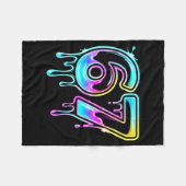 Six Seven Ice Cream Drip Cool Meme 67 Funny 6 7 Bo Fleecedecke (Vorderseite (Horizontal))