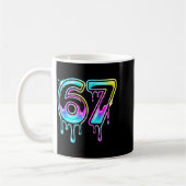 Six Seven Ice Cream Drip Cool Meme 67 Funny 6 7 Bo Kaffeetasse (Links)