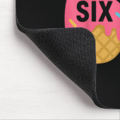 Six Seven Ice Cream Drip Cool Meme 67 Funny Drippi Mousepad (Ecke)