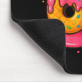 Six Seven Ice Cream Drip Cool Meme 67 Funny Number Mousepad (Ecke)