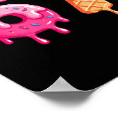 Six Seven Ice Cream Drip Cool Meme 67 Funny Number Poster (Ecke)