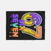 Six Seven Ice Cream Drip Gen Alpha Slang 6 7 Meme  Fleecedecke (Vorderseite (Horizontal))