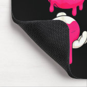 Six Seven Ice Cream Drip Meme 67 Funny Gen Alpha S Mousepad (Ecke)