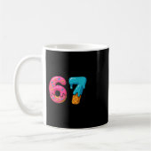 Six Seven Ice Cream Drip Meme 67 Sport Funny Trend Kaffeetasse (Links)
