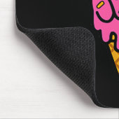 Six Seven Ice Cream Drip Sport 67 Cool Meme Männer Mousepad (Ecke)